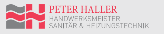 Logo Peter Haller Handwerksmeister Sanitär & Heizungstechnik Fredersdorf Berlin